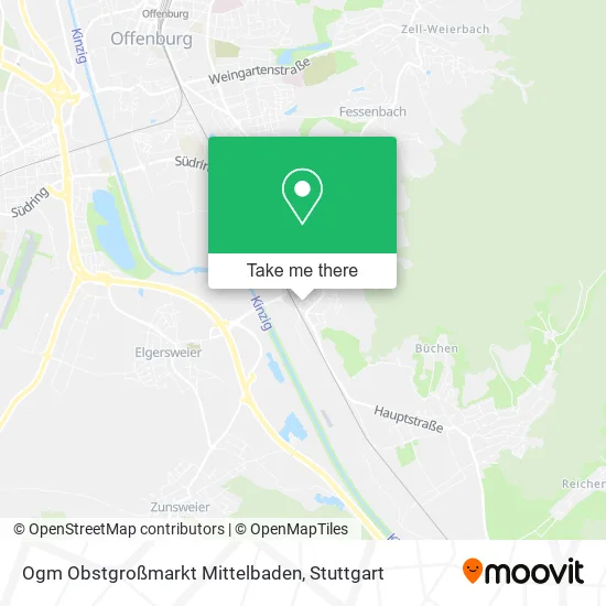 Карта Ogm Obstgroßmarkt Mittelbaden