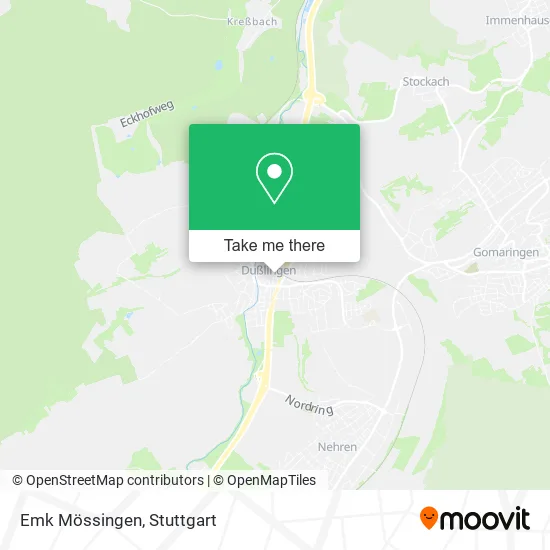 Карта Emk Mössingen