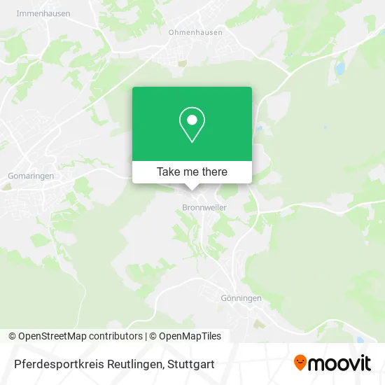 Карта Pferdesportkreis Reutlingen