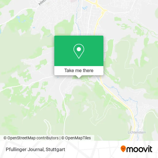 Карта Pfullinger Journal