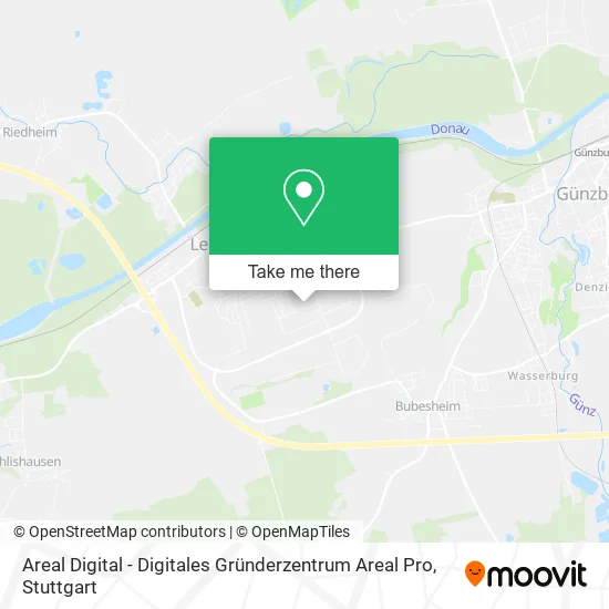 Карта Areal Digital - Digitales Gründerzentrum Areal Pro