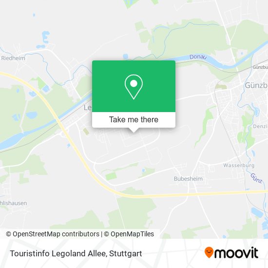 Карта Touristinfo Legoland Allee