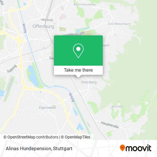 Карта Alinas Hundepension