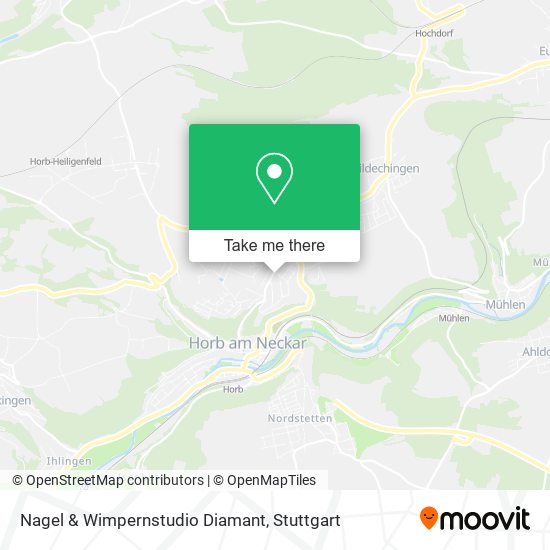 Nagel & Wimpernstudio Diamant map