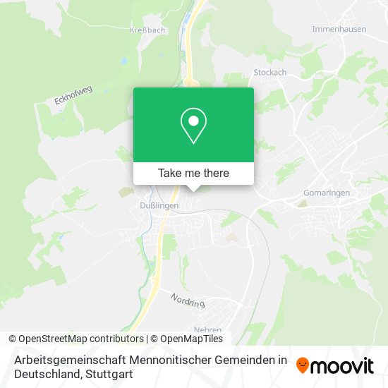 Arbeitsgemeinschaft Mennonitischer Gemeinden in Deutschland map
