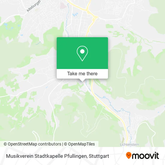 Карта Musikverein Stadtkapelle Pfullingen