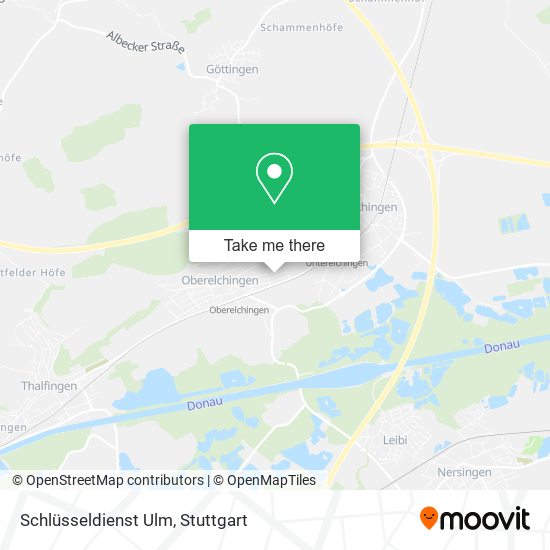 Schlüsseldienst Ulm map