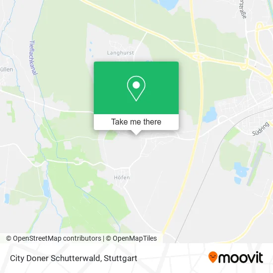 Карта City Doner Schutterwald