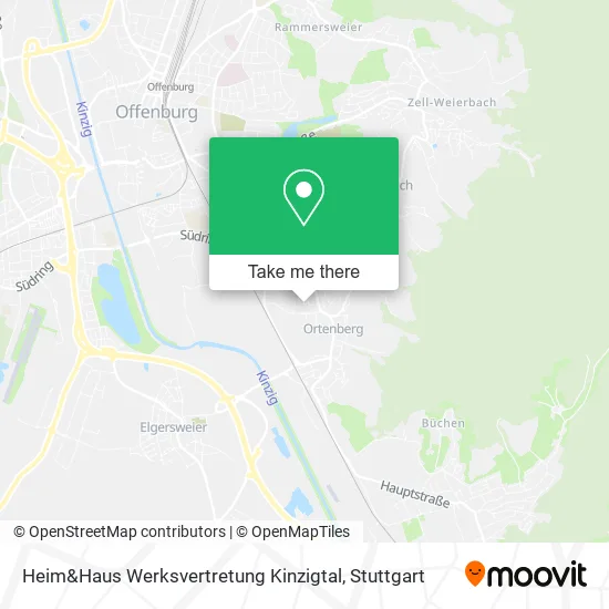 Карта Heim&Haus Werksvertretung Kinzigtal