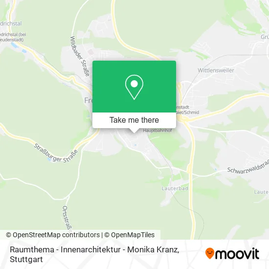 Карта Raumthema - Innenarchitektur - Monika Kranz