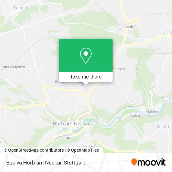 Equiva Horb am Neckar map