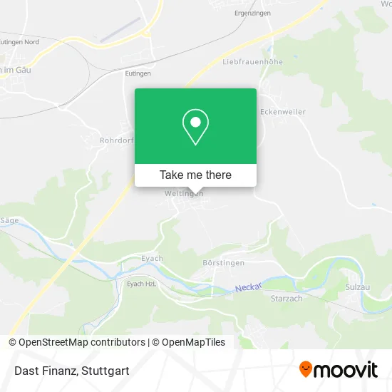 Карта Dast Finanz