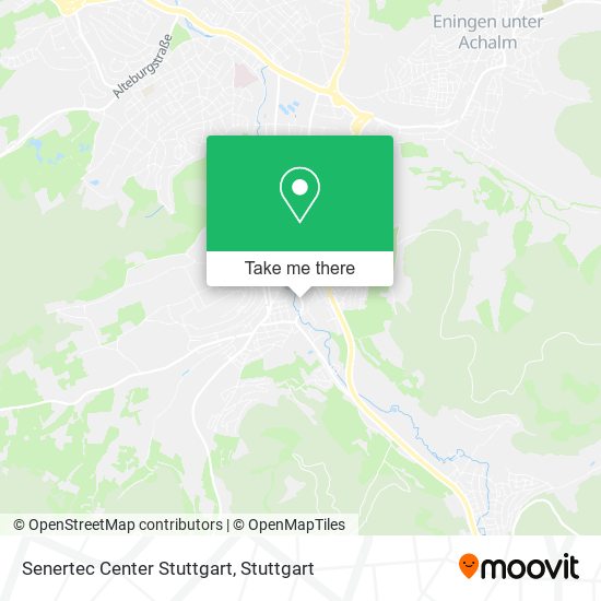 Senertec Center Stuttgart map