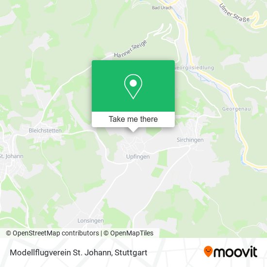 Modellflugverein St. Johann map