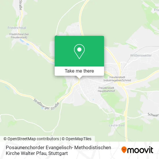 Карта Posaunenchorder Evangelisch- Methodistischen Kirche Walter Pfau