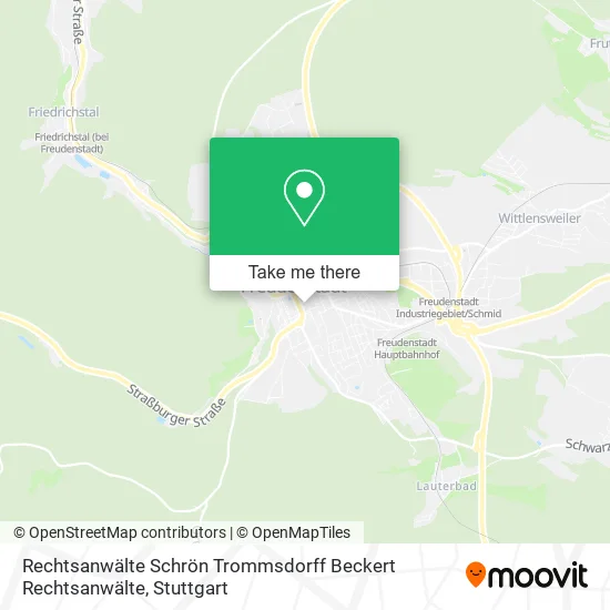 Карта Rechtsanwälte Schrön Trommsdorff Beckert Rechtsanwälte