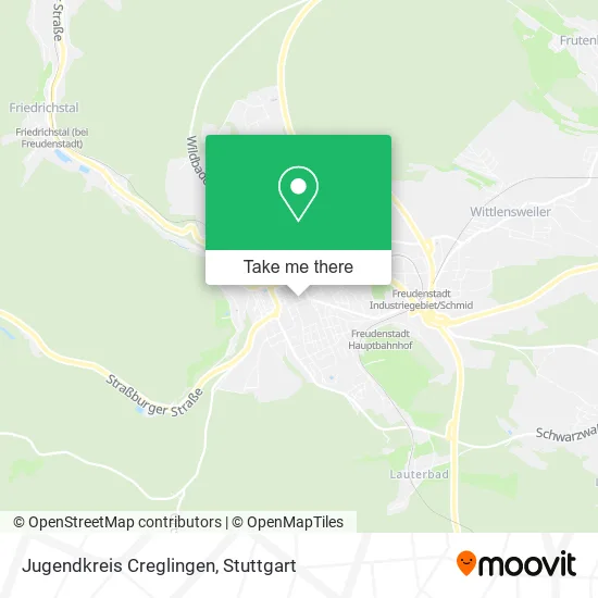 Карта Jugendkreis Creglingen