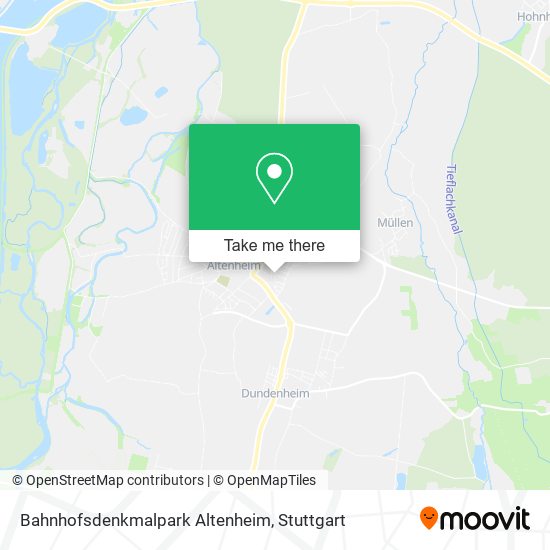 Bahnhofsdenkmalpark Altenheim map