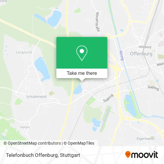 Карта Telefonbuch Offenburg