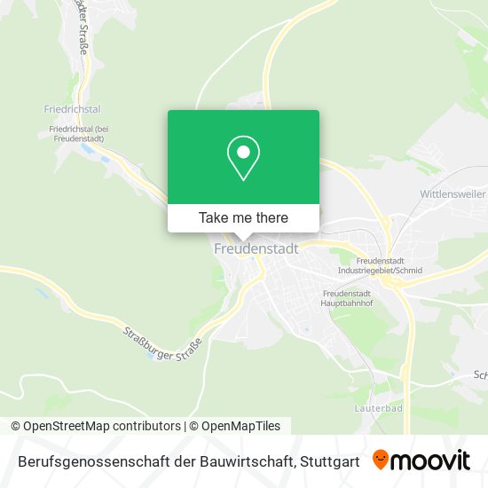 Berufsgenossenschaft der Bauwirtschaft map