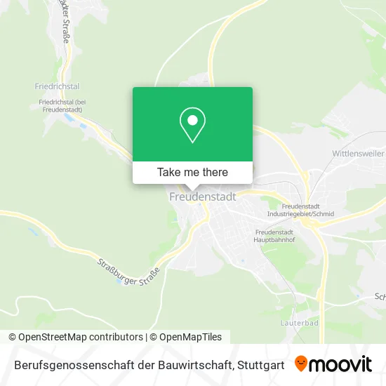 Карта Berufsgenossenschaft der Bauwirtschaft