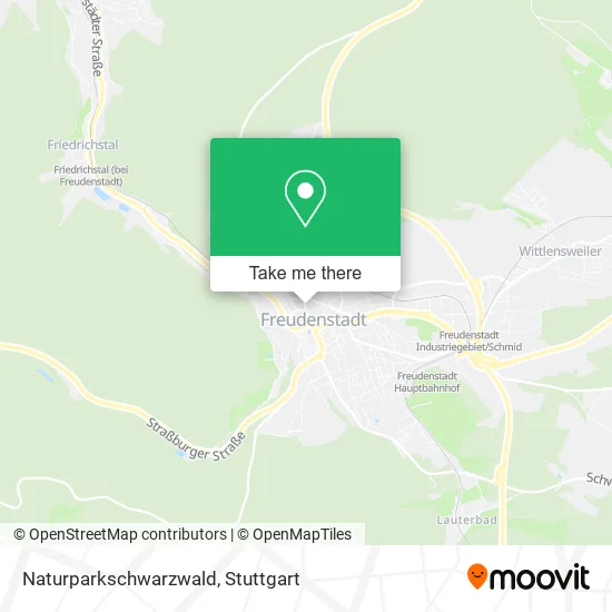 Карта Naturparkschwarzwald