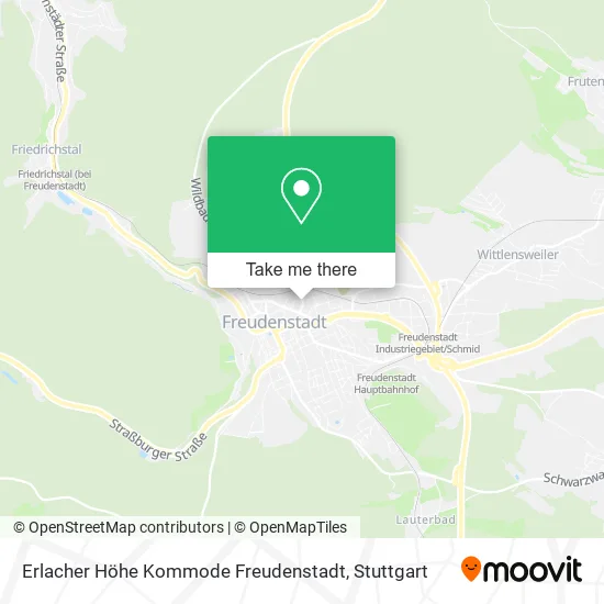 Карта Erlacher Höhe Kommode Freudenstadt