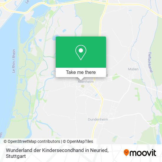 Карта Wunderland der Kindersecondhand in Neuried