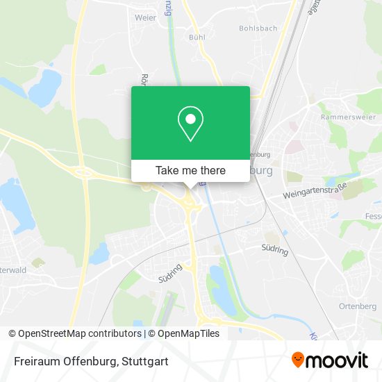 Карта Freiraum Offenburg