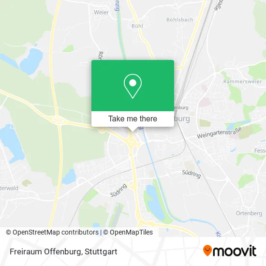 Карта Freiraum Offenburg