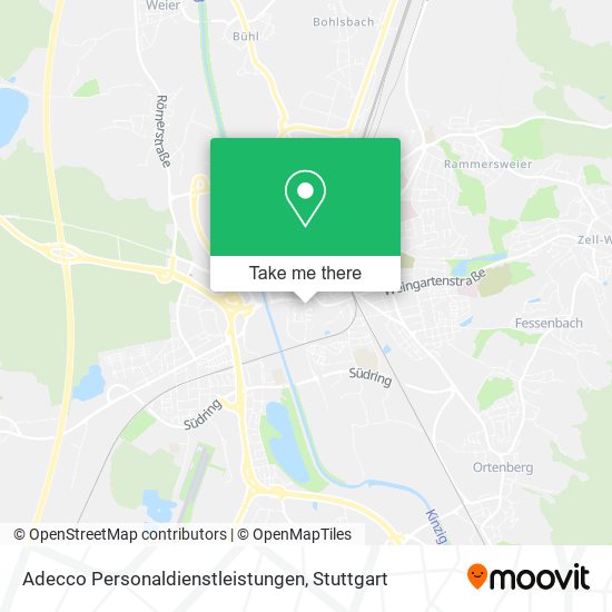 Adecco Personaldienstleistungen map