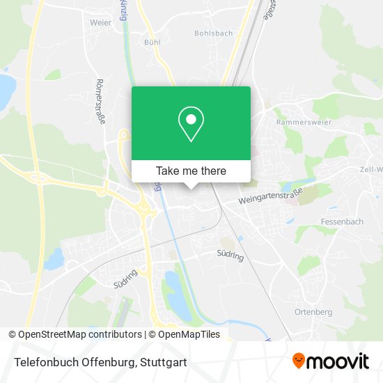 Telefonbuch Offenburg map