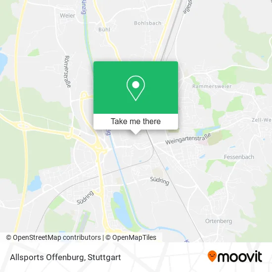 Карта Allsports Offenburg