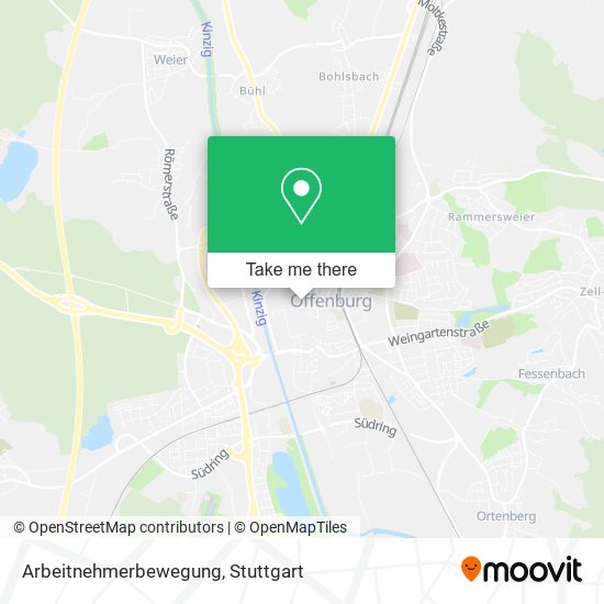 Arbeitnehmerbewegung map