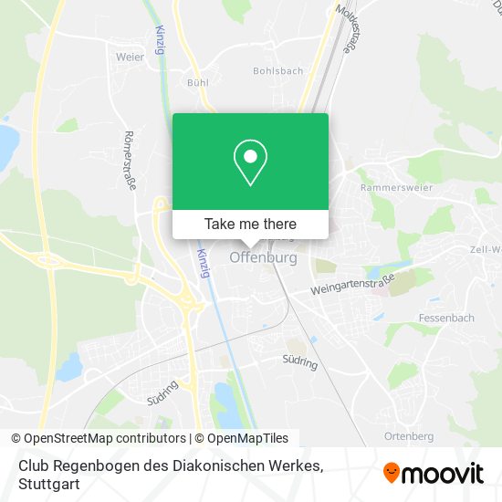 Club Regenbogen des Diakonischen Werkes map