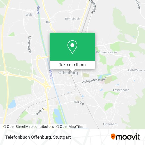 Карта Telefonbuch Offenburg