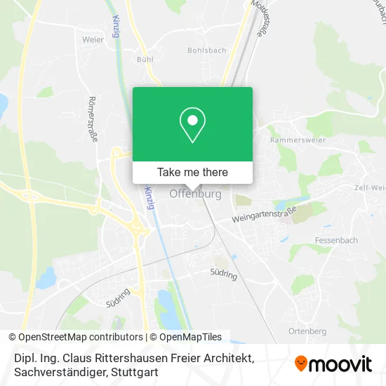 Карта Dipl. Ing. Claus Rittershausen Freier Architekt, Sachverständiger