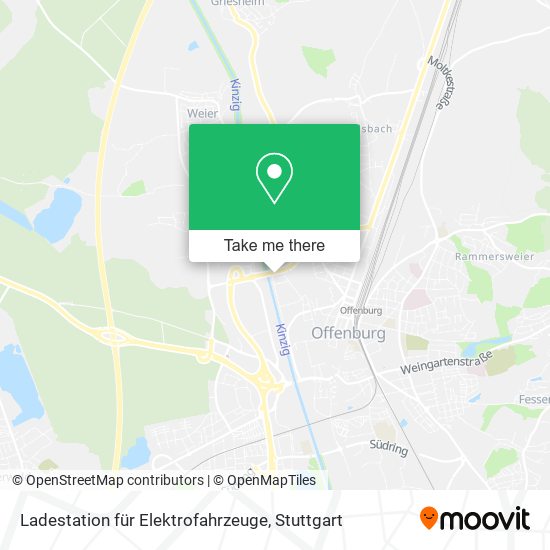 Ladestation für Elektrofahrzeuge map