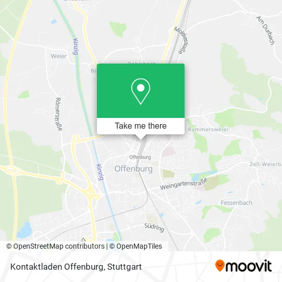 Карта Kontaktladen Offenburg