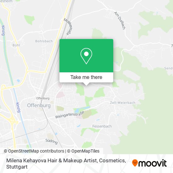 Milena Kehayova Hair & Makeup Artist, Cosmetics map