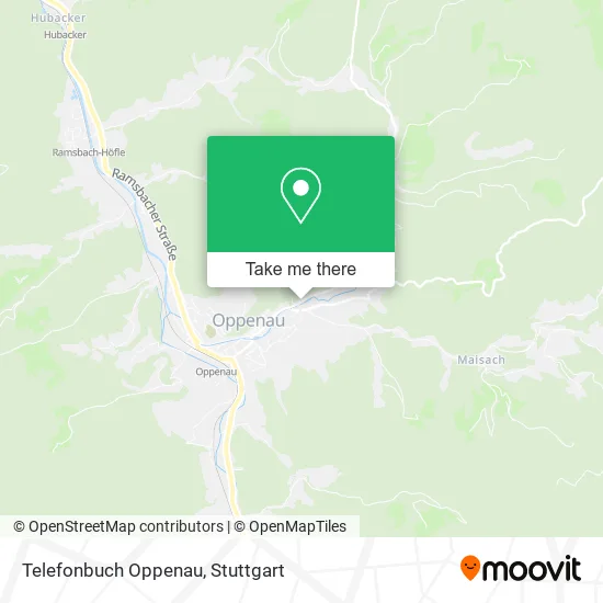 Карта Telefonbuch Oppenau