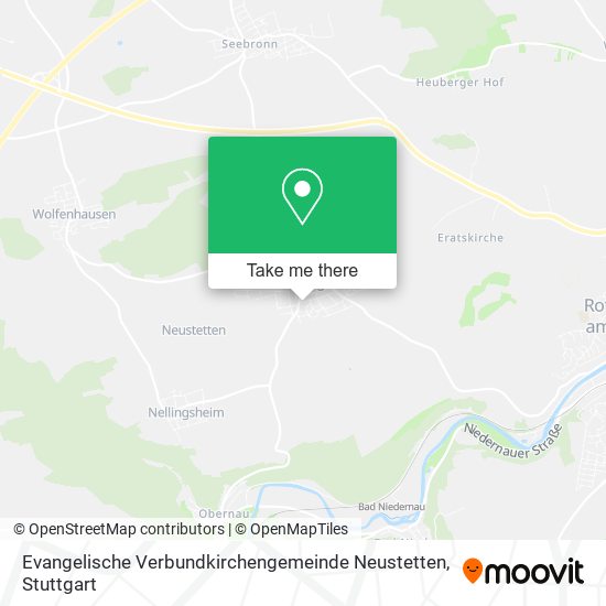 Карта Evangelische Verbundkirchengemeinde Neustetten