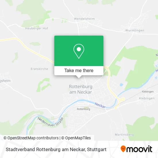 Карта Stadtverband Rottenburg am Neckar
