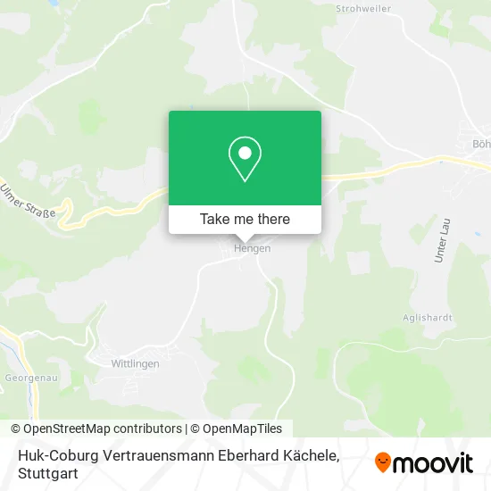 Карта Huk-Coburg Vertrauensmann Eberhard Kächele