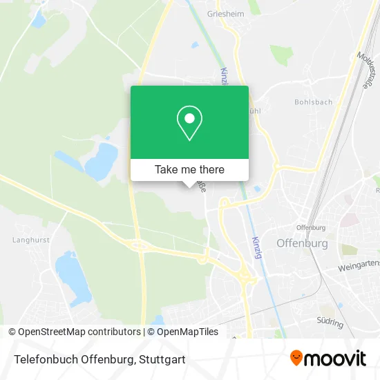 Карта Telefonbuch Offenburg