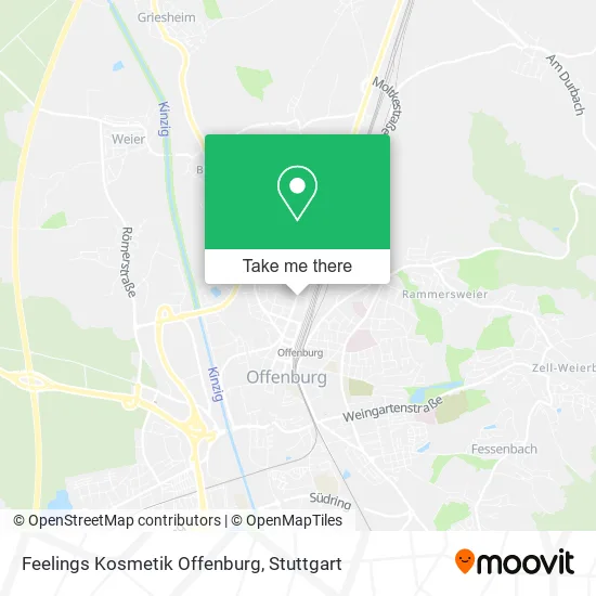 Карта Feelings Kosmetik Offenburg