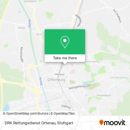 Карта DRK Rettungsdienst Ortenau