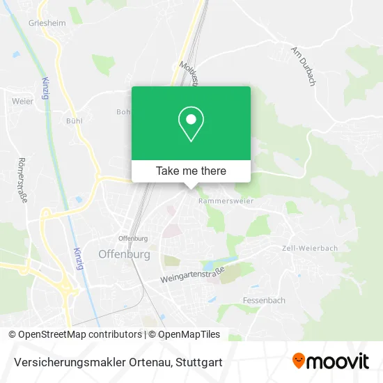 Карта Versicherungsmakler Ortenau