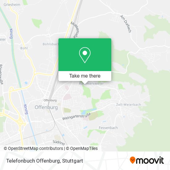 Telefonbuch Offenburg map