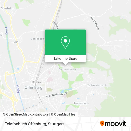 Карта Telefonbuch Offenburg